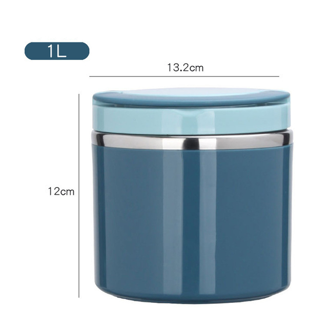 Lunch Box Breakfast Cup Soup Cup 630ML 1000ML Stainless Steel Lunch Box Office Worker Student Portable Food Box
