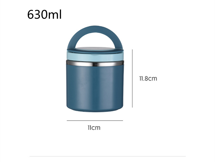 Lunch Box Breakfast Cup Soup Cup 630ML 1000ML Stainless Steel Lunch Box Office Worker Student Portable Food Box