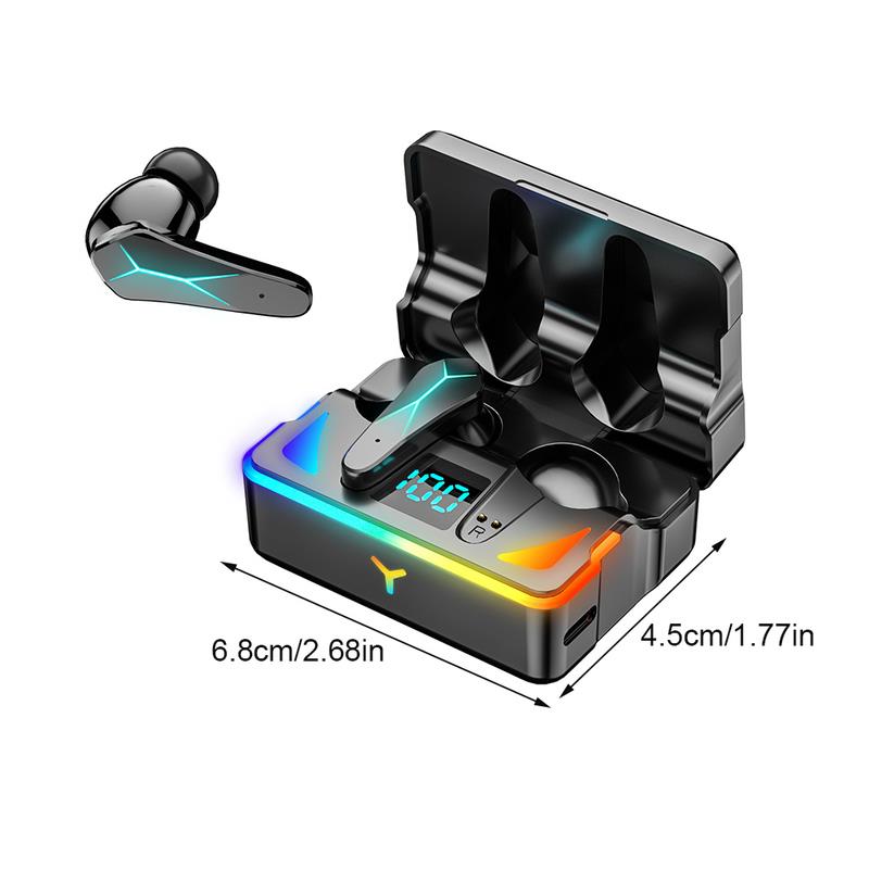 X7 TWS Fone Gaming Earphones Wireless Bluetooth Headphones HIFI Low Latency Headset Noise Reduction In-Ear Earbuds with Mic