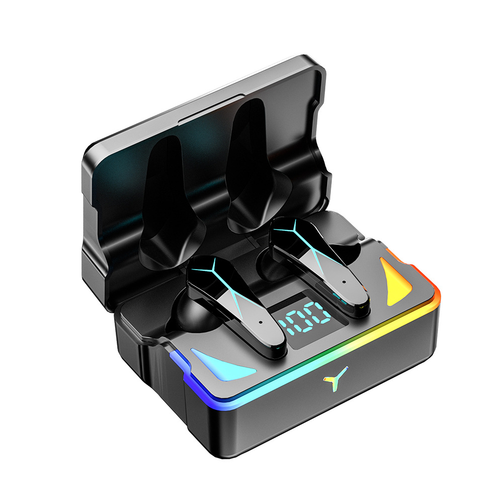 X7 TWS Fone Gaming Earphones Wireless Bluetooth Headphones HIFI Low Latency Headset Noise Reduction In-Ear Earbuds with Mic