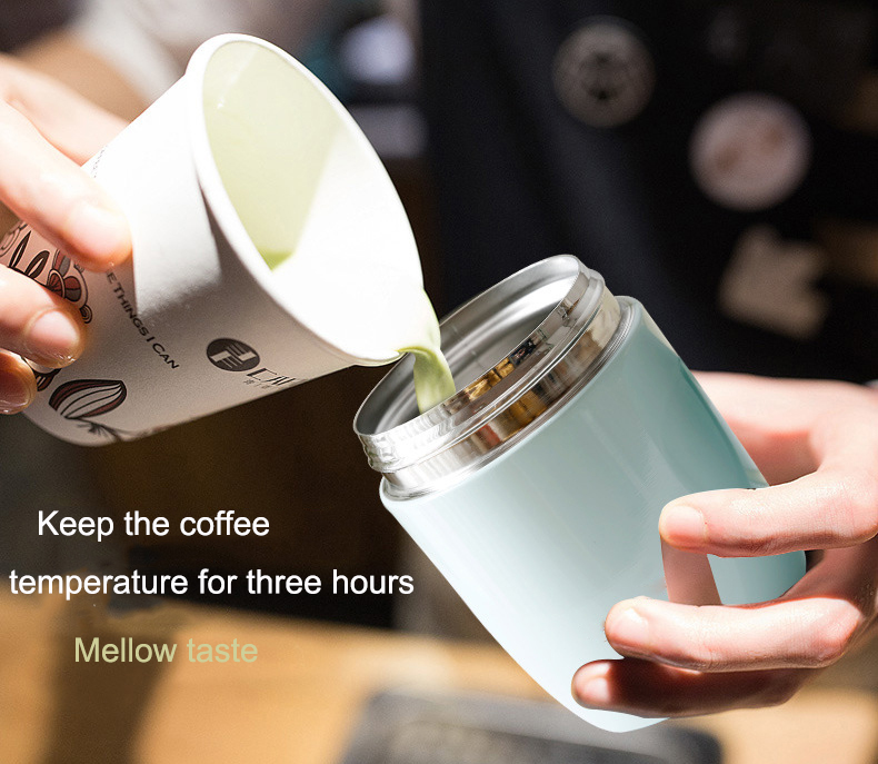 Mini Portable Leakproof Thermos Cups Stainless Steel Lunch Box 260ML Food Container Bento Box Food Soup Bottle for Kids