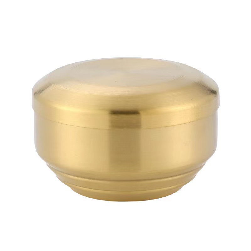 304 Stainless Steel Double Rice Bowl Soup Bowl Steamed Rice Bowl Anti-Scalding Child Small Bowl Cuisine