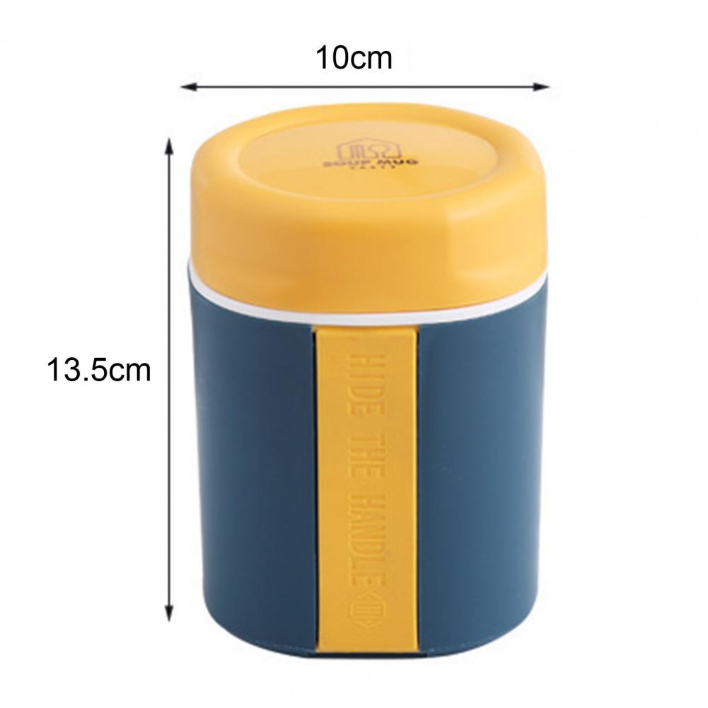 Soup Cup Mini Thermal Lunch Box Food Container Anti-scaling Leak-proof Double-layered Insulated Lunch Breakfast Cup Lunch Box