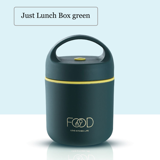 Portable Soup Thermal Jar 304 Stainless Steel Breakfast Food Double Insulated Lunch Box Picnic School Office Soup Cup Thermos