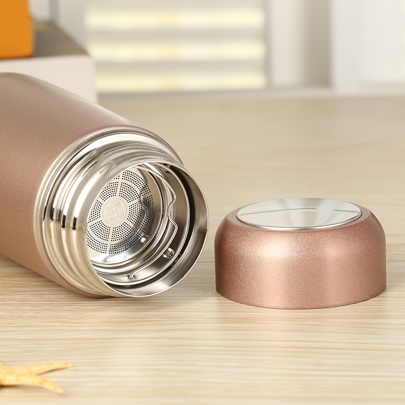 300ml Cute Mini Thermos Bottle Insulated Vacuum soup Cup Small Flask Travel Metal Tumbler for Tea  Water Coffee Children Kids School