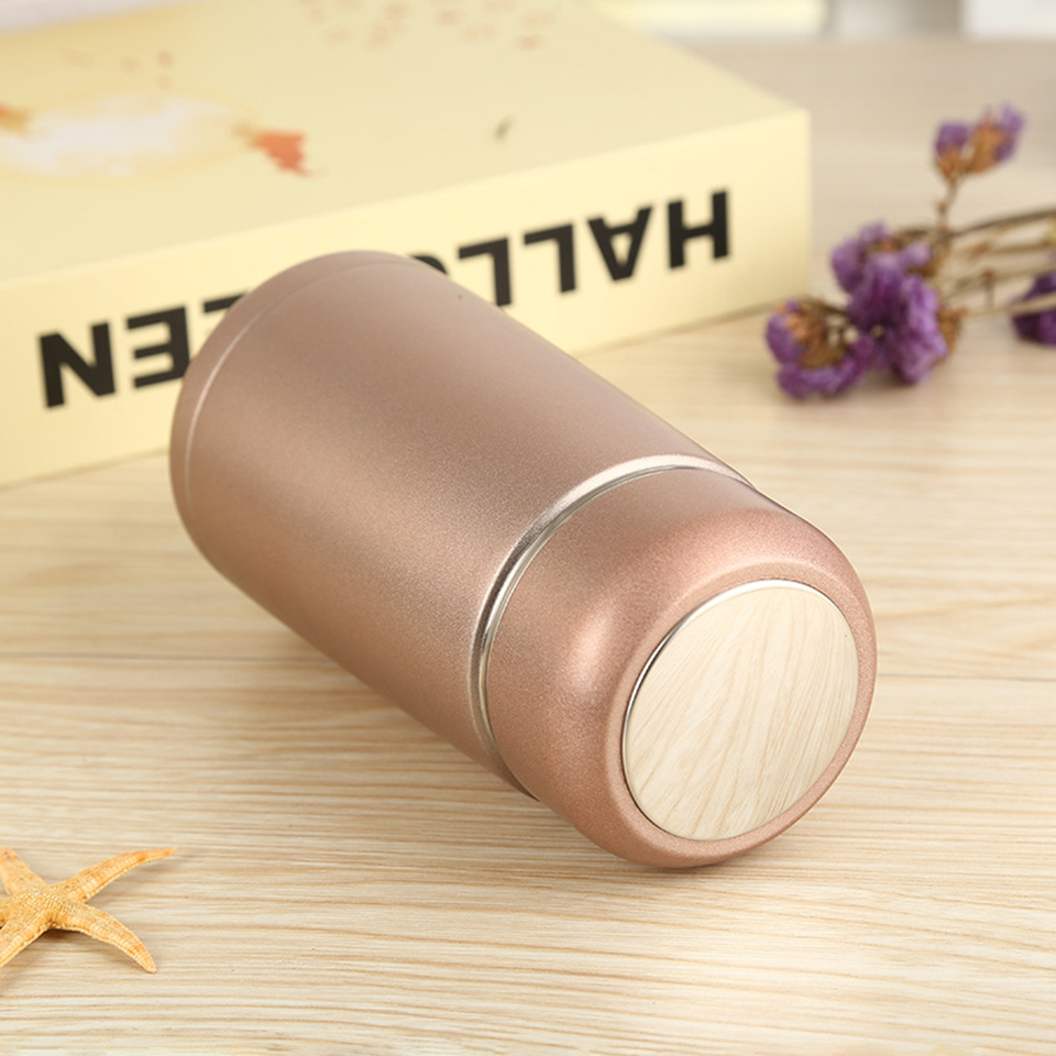 300ml Cute Mini Thermos Bottle Insulated Vacuum soup Cup Small Flask Travel Metal Tumbler for Tea  Water Coffee Children Kids School