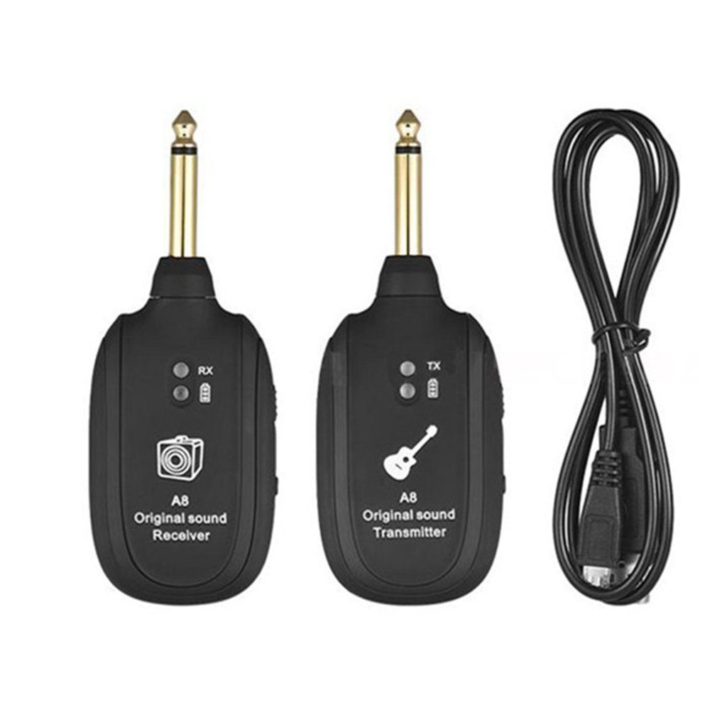 Guitar wireless transmission system electric guitar wireless pickup wireless transceiver A8 guitar wireless receiver