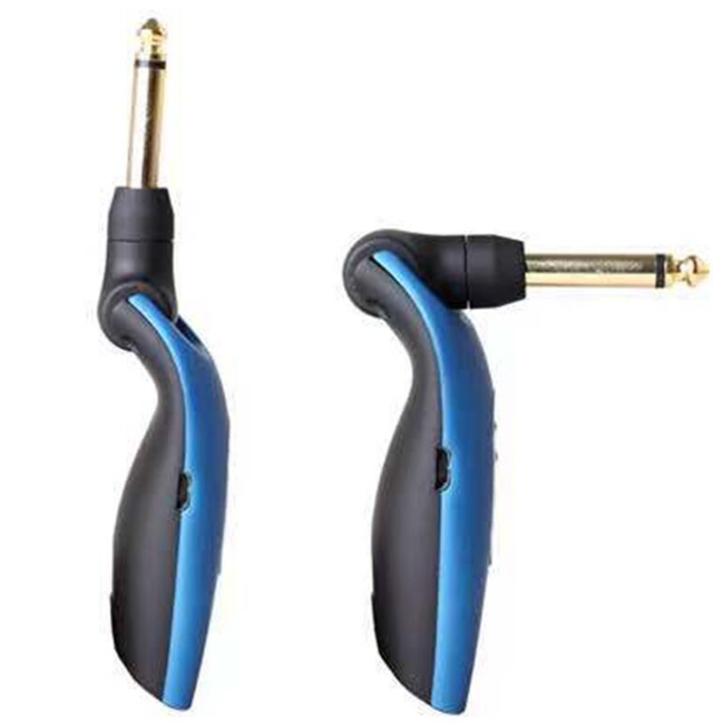 Guitar Bass Wireless System Transmitter Receiver Rechargeable 2.4GHZ 4 Channels