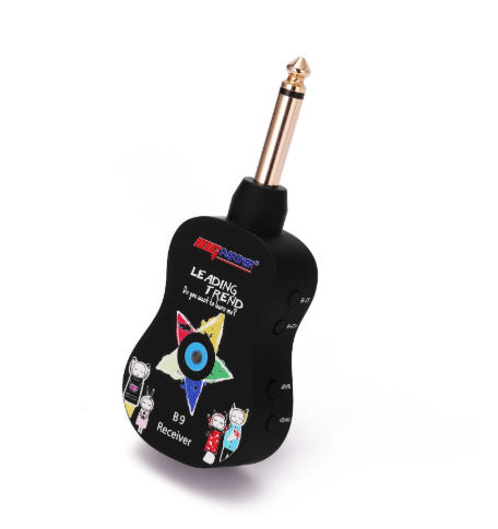 B9 Wireless Guitar System Rechargeable 4 Channels Guitar Transmitter Receiver for Electric Guitar Bass Pick Up Guitar Accessorie