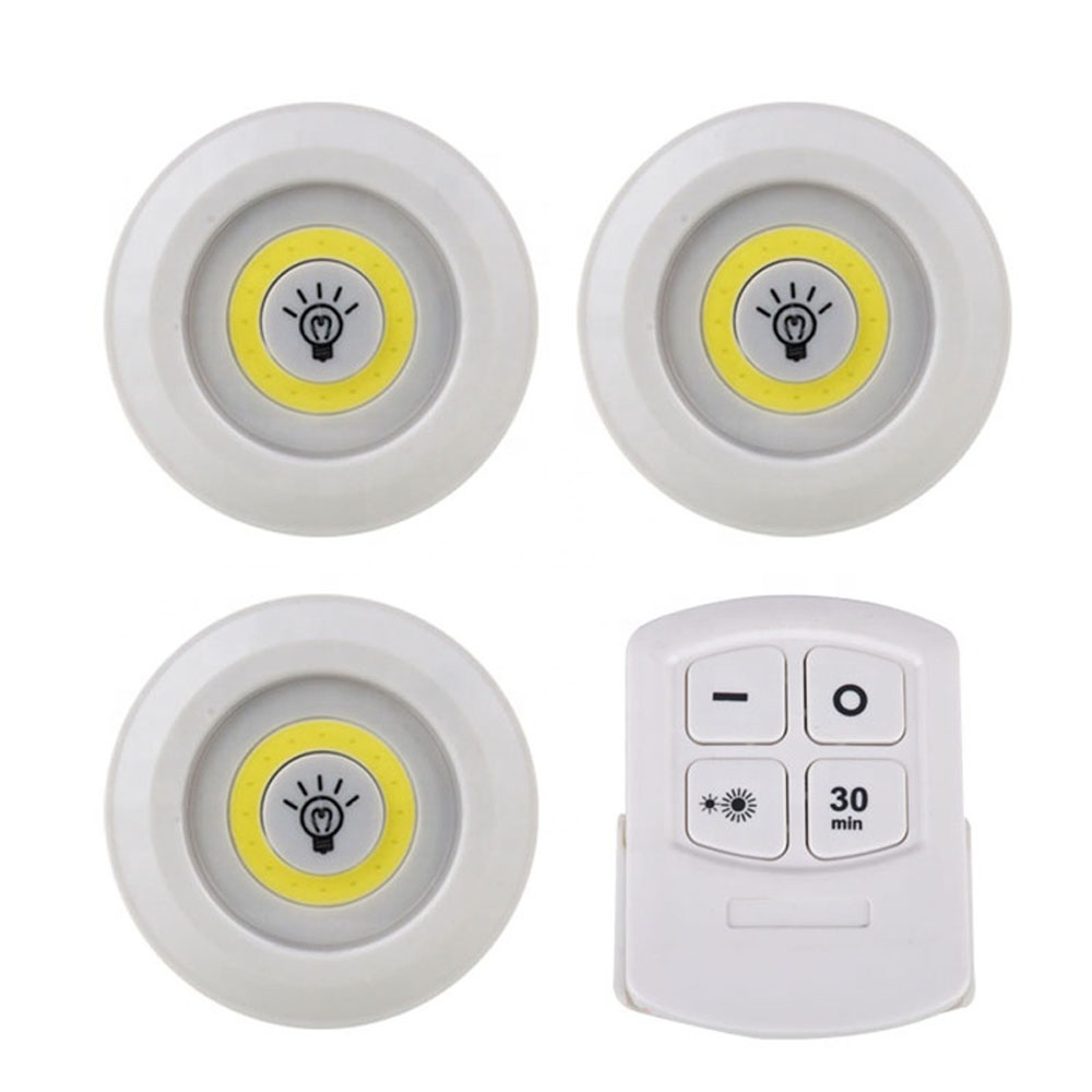 New Dimmable LED Under Cabinet Light with Remote Control Operated LED Closets Lights for Wardrobe Bathroom lightin