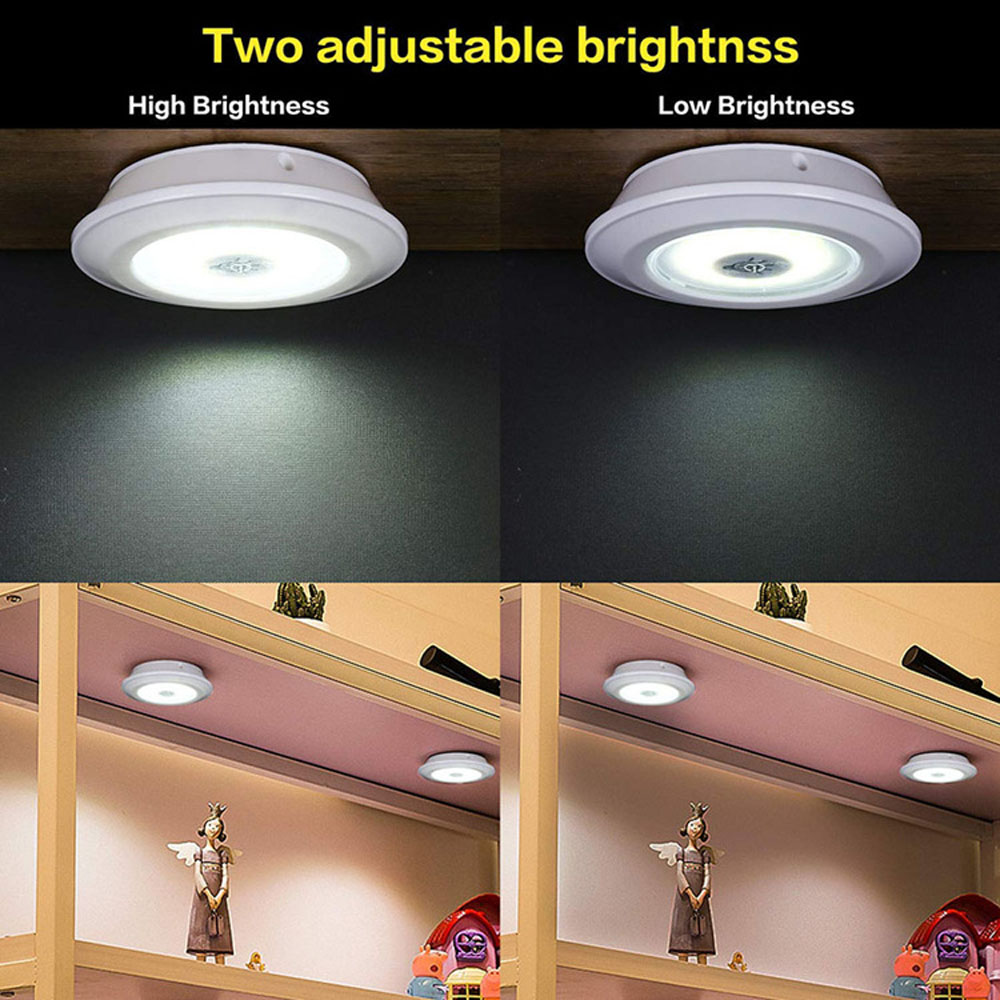 New Dimmable LED Under Cabinet Light with Remote Control Operated LED Closets Lights for Wardrobe Bathroom lightin