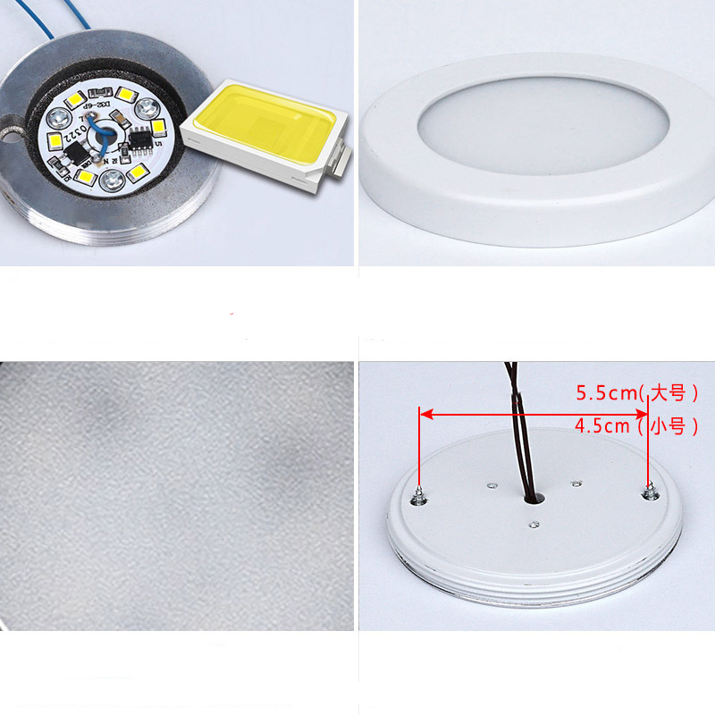 1pc LED Downlight Mini Surface Mounted 5W Panel Spot Light Ultra thin Indoor Lighting Home Kitchen Cabinet Lamp
