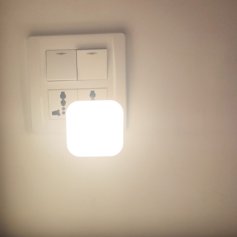 1PCS Motion Sensor Night Light EU Plug LED Night Lamp Intelligent Human Body Induction Night Lights Wall Lamps for Hallway WC