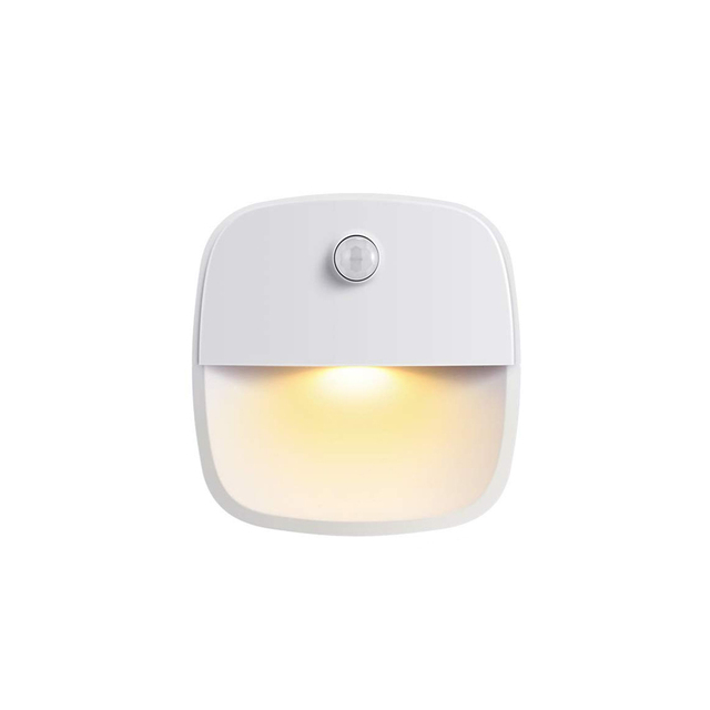 1pc Night Light Smart Motion Sensor Light Battery Operated LED Night Lamp for Bedside Lamps Kids Bedroom Hallway Pathway Toilet Seat
