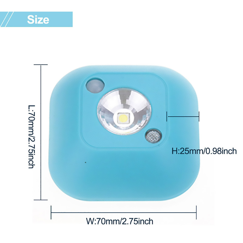 Wireless PIR Infrared Night Light Motion Sensor Wall Lamp LED Decorative Lighting for Home Bedroom Cabinet Bedside Lamp