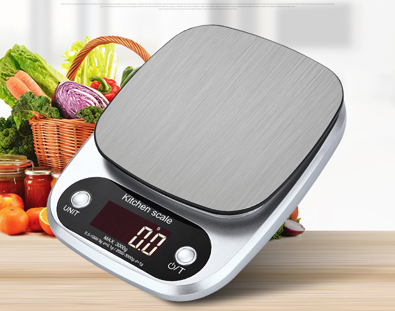 3KG/0.1G 10kg/1g Kitchen Household Food Electronic Scales Precision Platform Kitchen Scale Portable Digital Scale Jewelry Scales