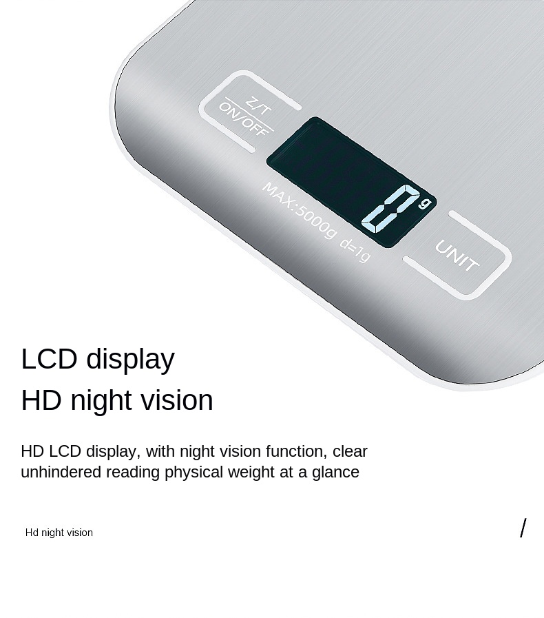 10/5Kg kitchen Digital food Scale Food Diet Postal  Baking Coffee Balance Measuring LCD Electronic Shipping Weight Scales tools