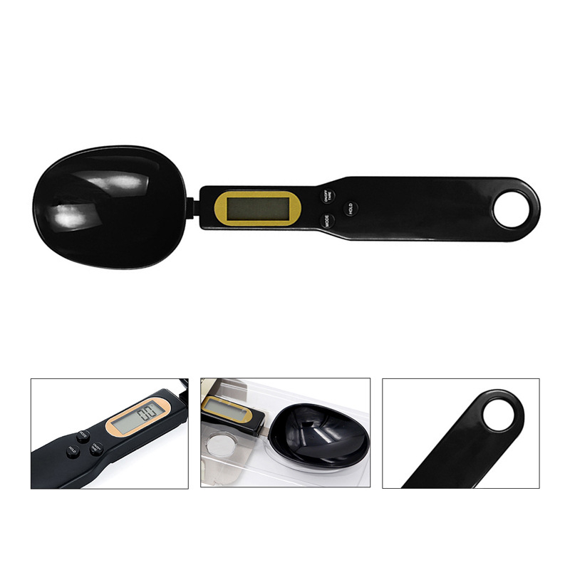 500g/0.1g Digital Measuring Spoons LCD Display Electronic Spoon Weight Volumn Food Milk Powder Coffee Sugar Weighing Scale