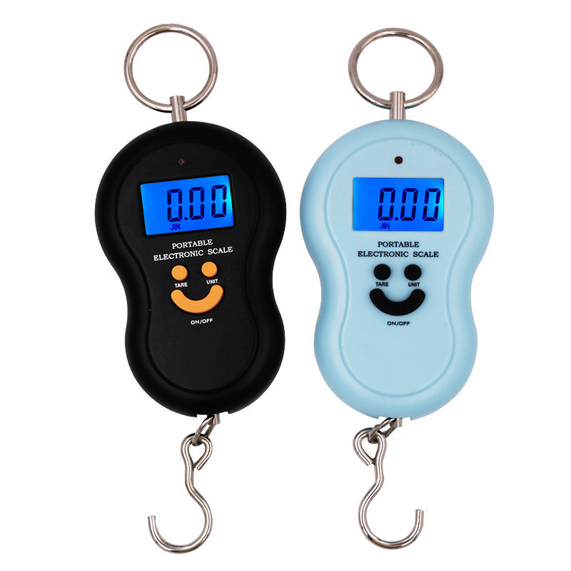 50kg 10g Hanging Scale Digital Scale BackLight Electronic Fishing Weights Pocket Scale Luggage Scales