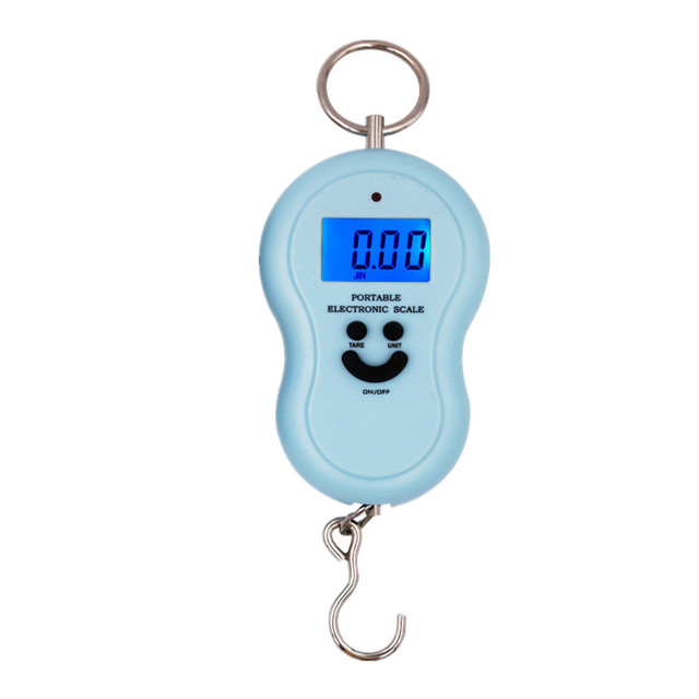 50kg 10g Hanging Scale Digital Scale BackLight Electronic Fishing Weights Pocket Scale Luggage Scales