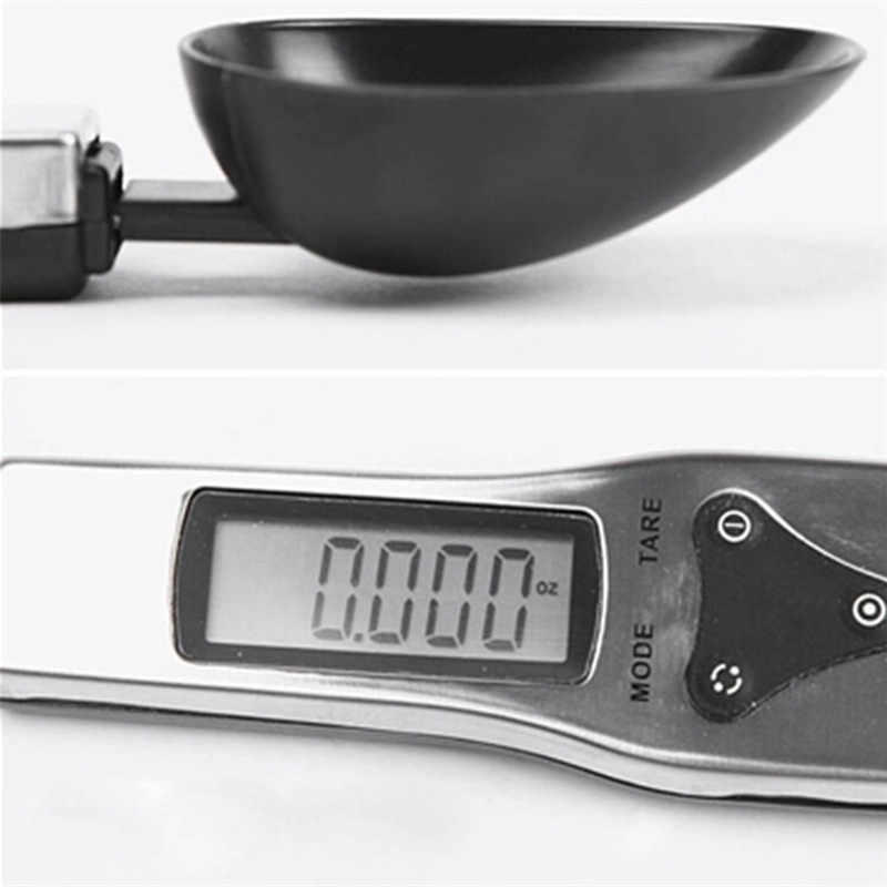 500g/0.1g Spoon Portable LCD Digital Kitchen Scale Measuring Spoon Gram Electronic Spoon Weight Volumn Food Scale Kitchen Tools
