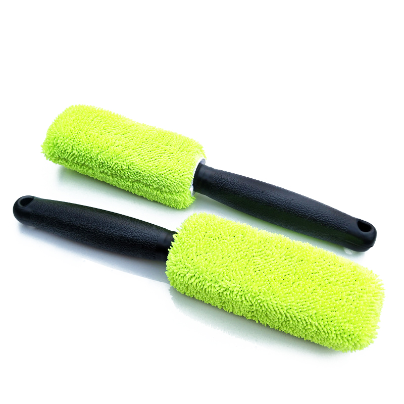 1PC Car Wash Detailing Car Cleaning Brush Microfiber Wheel Rim Brush For Car Trunk Motorcycle Auto Detailing Brush