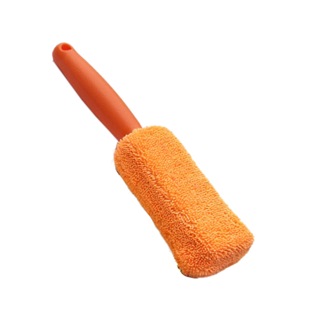 1PC Car Wash Detailing Car Cleaning Brush Microfiber Wheel Rim Brush For Car Trunk Motorcycle Auto Detailing Brush