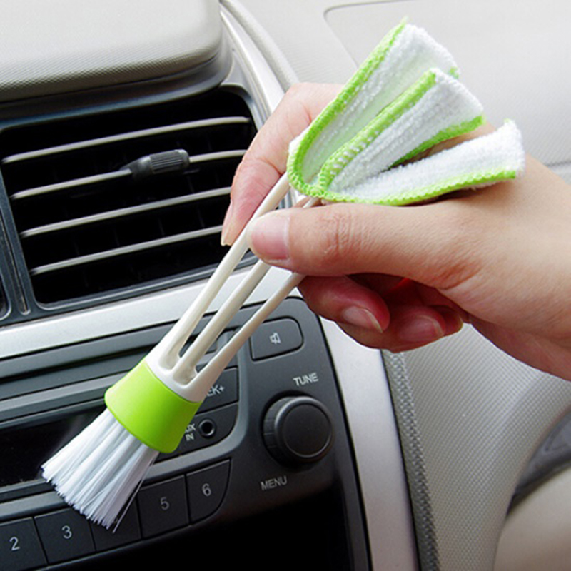 Car Cleaning Brush Air Conditioner Vent Cleaner Detailing Dust Removal Blinds Duster Outlet Brush Car-styling Auto Accessories