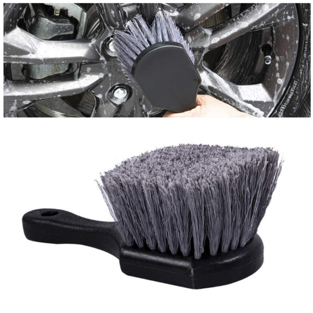 Car Wash Tool Brush Car Tire Cleaning Brush Cleaner Short Handle Car Brush for Auto Tires Cleaning Plastic Scrubber Brushes