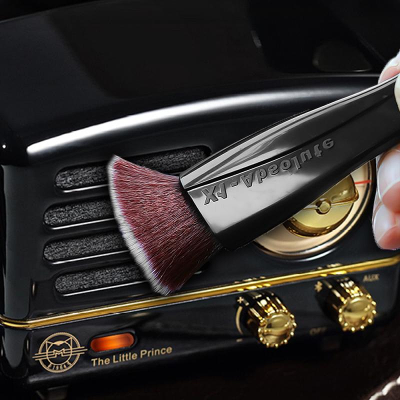 Car Cleaning Brush Dusting Remove Double Side For Air Conditioning Panel Gap Auto Wash Tools Car Meter Detailing Cleaner