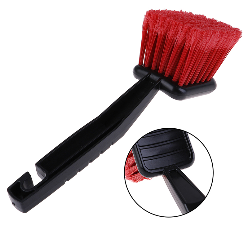 1PC Car Wheel Brush Tire Cleaner with Handle Washing Tools for Auto Detailing Motorcycle Cleaning
