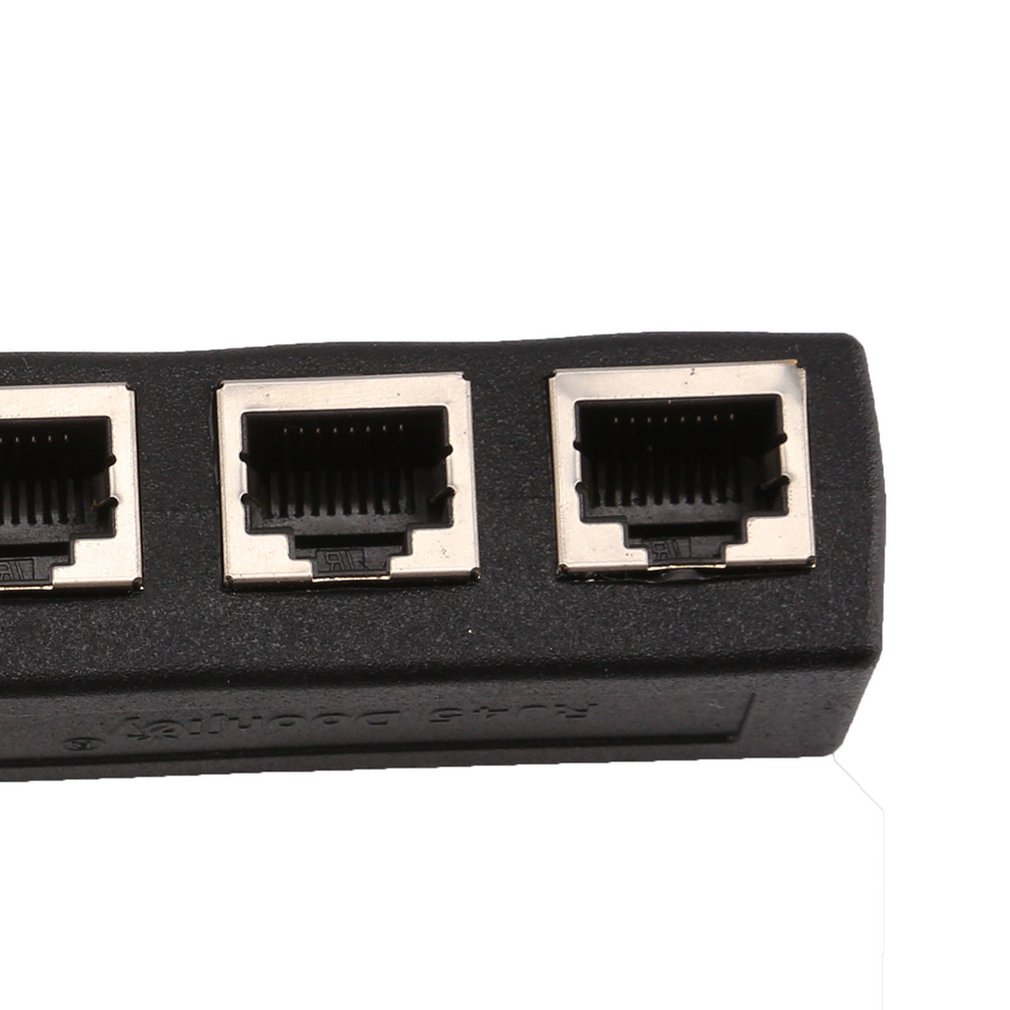 Professional Long RJ45 1 To 3 Ethernet LAN Network Cable Splitter Extender Adapter Connector RF Cable