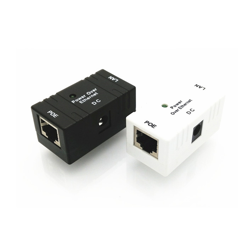 Passive POE DC Power Over Ethernet RJ-45 Injector Splitter Wall Mount Adapter For IP Camera LAN Network 10/100 mbp