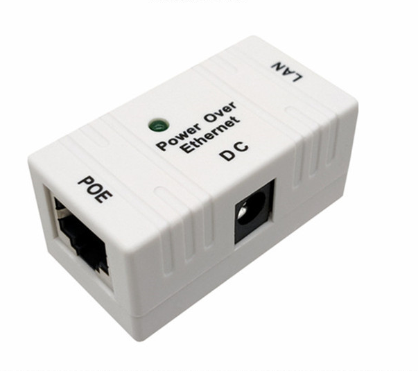 Passive POE DC Power Over Ethernet RJ-45 Injector Splitter Wall Mount Adapter For IP Camera LAN Network 10/100 mbp
