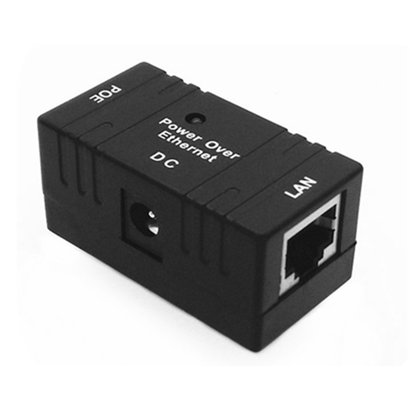 Passive POE DC Power Over Ethernet RJ-45 Injector Splitter Wall Mount Adapter For IP Camera LAN Network 10/100 mbp