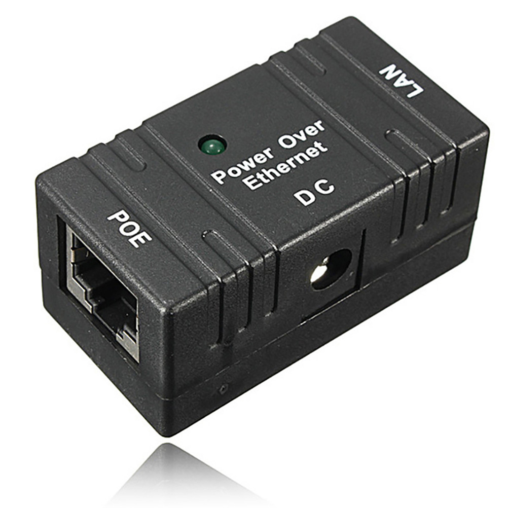Passive POE DC Power Over Ethernet RJ-45 Injector Splitter Wall Mount Adapter For IP Camera LAN Network 10/100 mbp