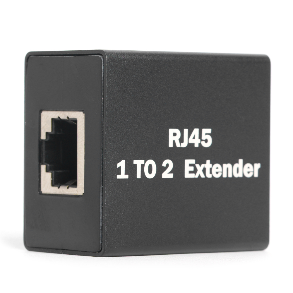 RJ45 Female Splitter Network Adapter Cable 1 To 2 Ways LAN Ethernet Extender for Household Computer Accessories