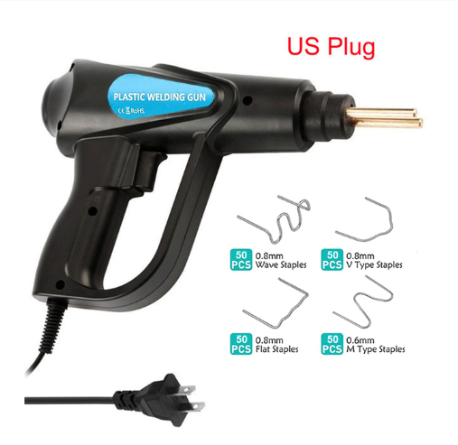 70W Stapler Plastic Welder Heat Gun Plastic Welding Machine Bumper Soldering Iron Staples Bumper Repair Car Tools Kit