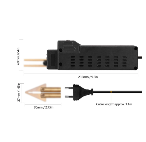 Professional Car Bumper Plastic Welders Soldering Iron for Car Repairing Plastic Welding Machines Welding Tool Hot Staplers