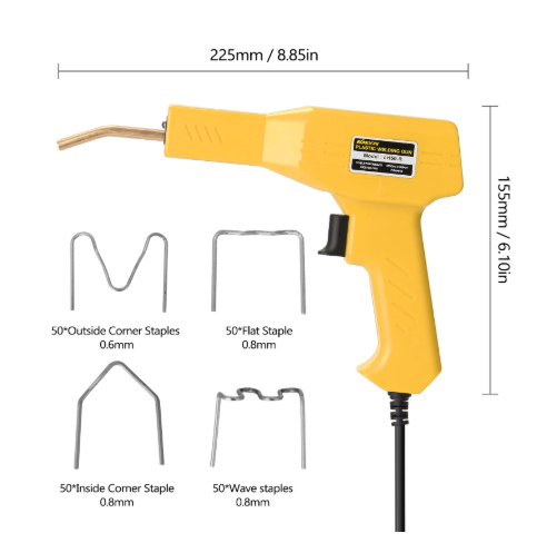 Plastic Welder Gun Hot Stapler Welding Machine Soldering Iron for Plastic Staple PVC Repairing Machine Car Bumper Repair Tools