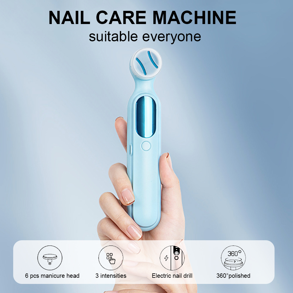 Electric Manicure Machine For Nail Drill Milling Cutter Set for Gel Polishing Manicure Handle Pedicure Nail Art Equipment Tool