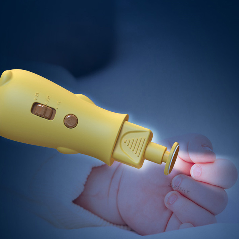 New Electric Baby Nail Trimmer Kid Nail Polisher Tool Infant Manicure Scissors Newborn Hygiene Kit Children Nail Clipper Cutter