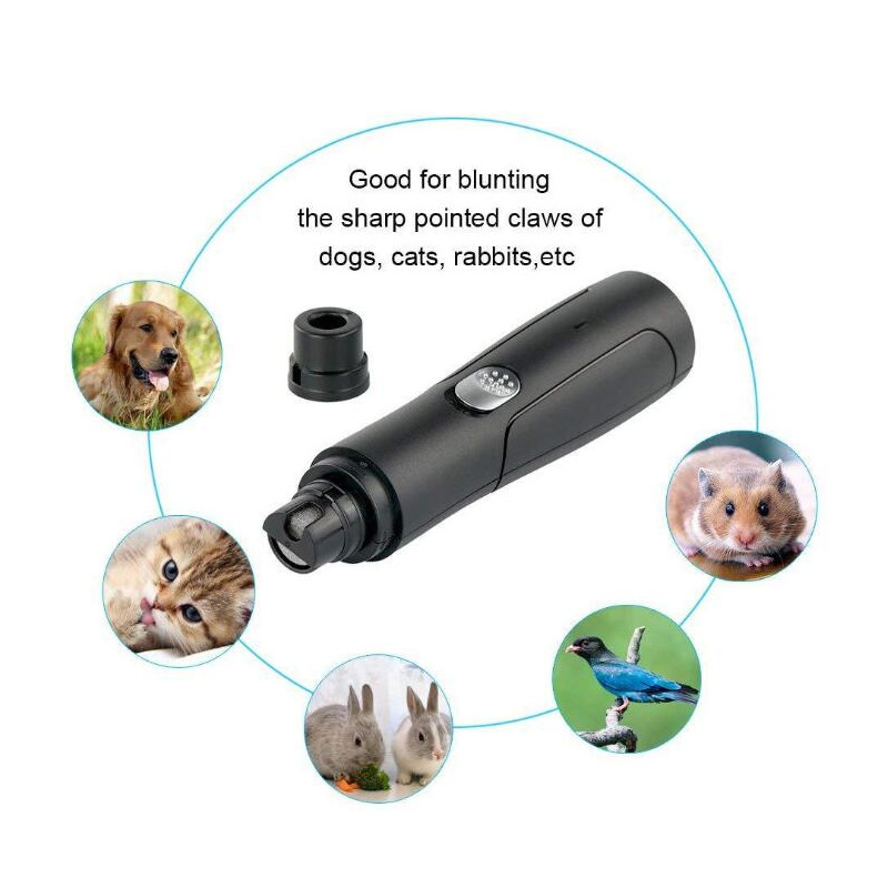 Adjustable Automatic Pet Nail Polisher For Cat Dog Electric  Nail Polisher USB Charging Professional Nail Clipper Pet Supplies