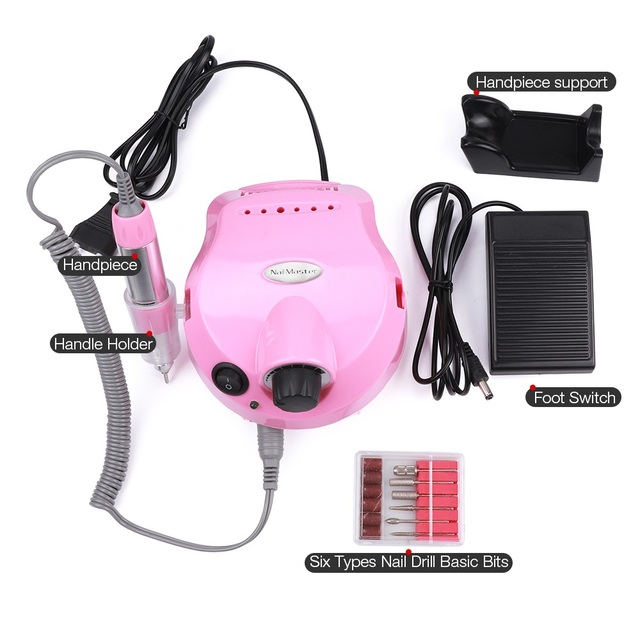 Electric Nail Art Drill File Pedicure Equipment Manicure Machine Kit Nail Art Tools