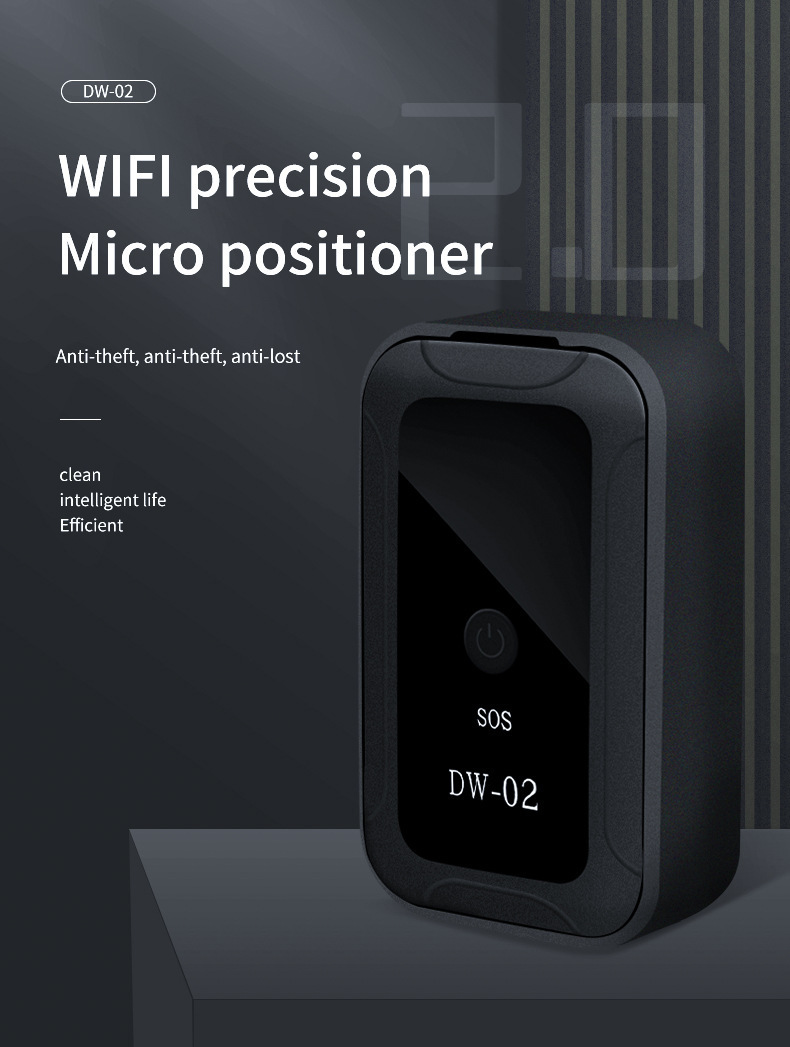 Car GPS Tracker Mini Miniature Intelligent Locator Real Time Tracking Device Anti-Theft Recording Vehicle Locator Portable Car Electronics Accessories