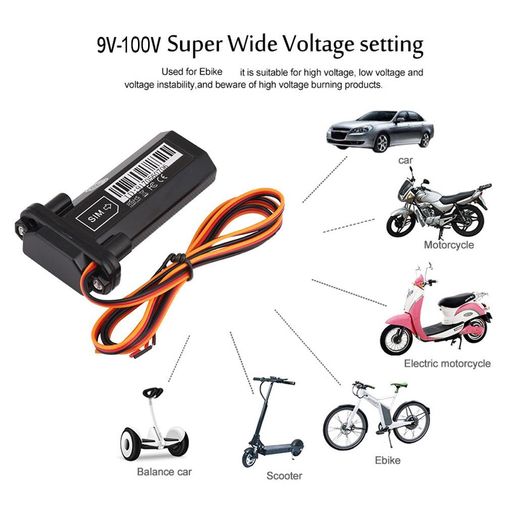 GPS Tracker Vehicle Tracking Device Waterproof Antilost Motorcycle Car Position Mini GPS GSM SMS Locator with Real-time Tracking