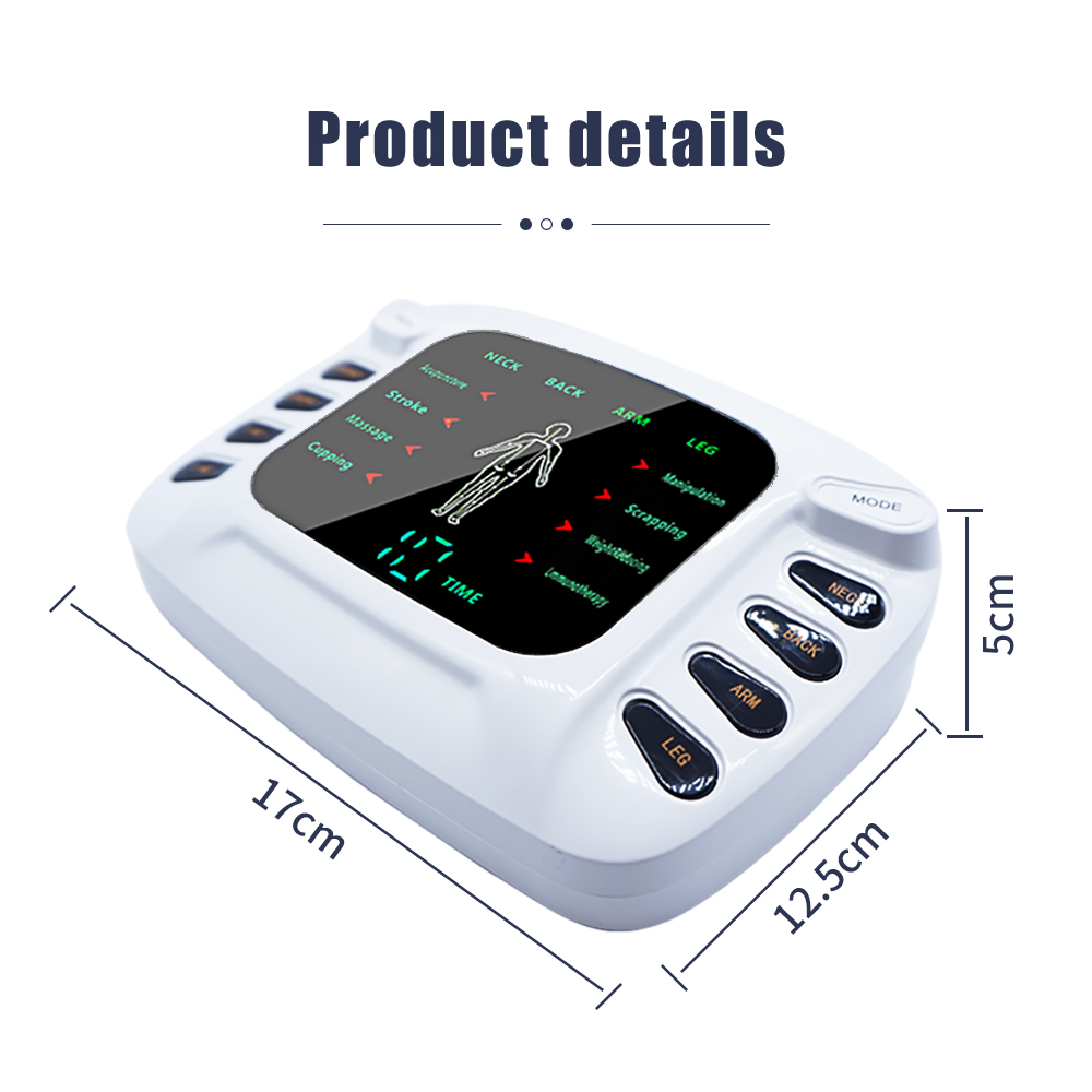 EMS Electric Tens Machine Body Massager Acupuncture Digital Therapy Muscle Stimulator Electrostimulator Full Body Neck Massage