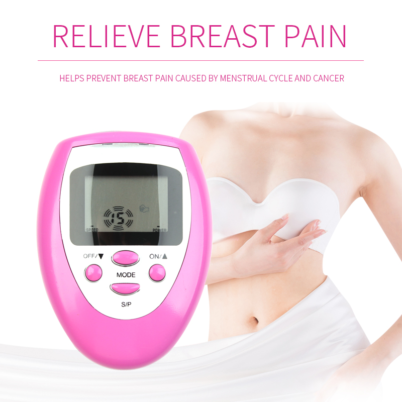 Chest Mount Breast Massager Women Electronic Machine Muscle Pain Relief Firmer Health Care Women Tens Breast Massage Instrument