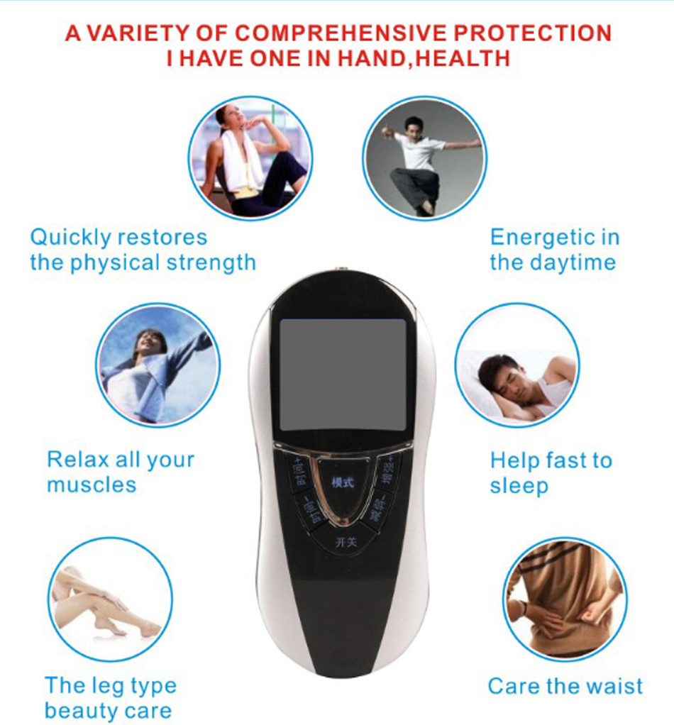 Health Care Multi-function Tens Acupuncture Electric Therapy Massageador Machine Pulse Body Muscle Relax Slim Massager