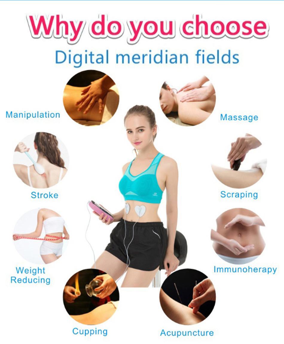 Health Care Multi-function Tens Acupuncture Electric Therapy Massageador Machine Pulse Body Muscle Relax Slim Massager
